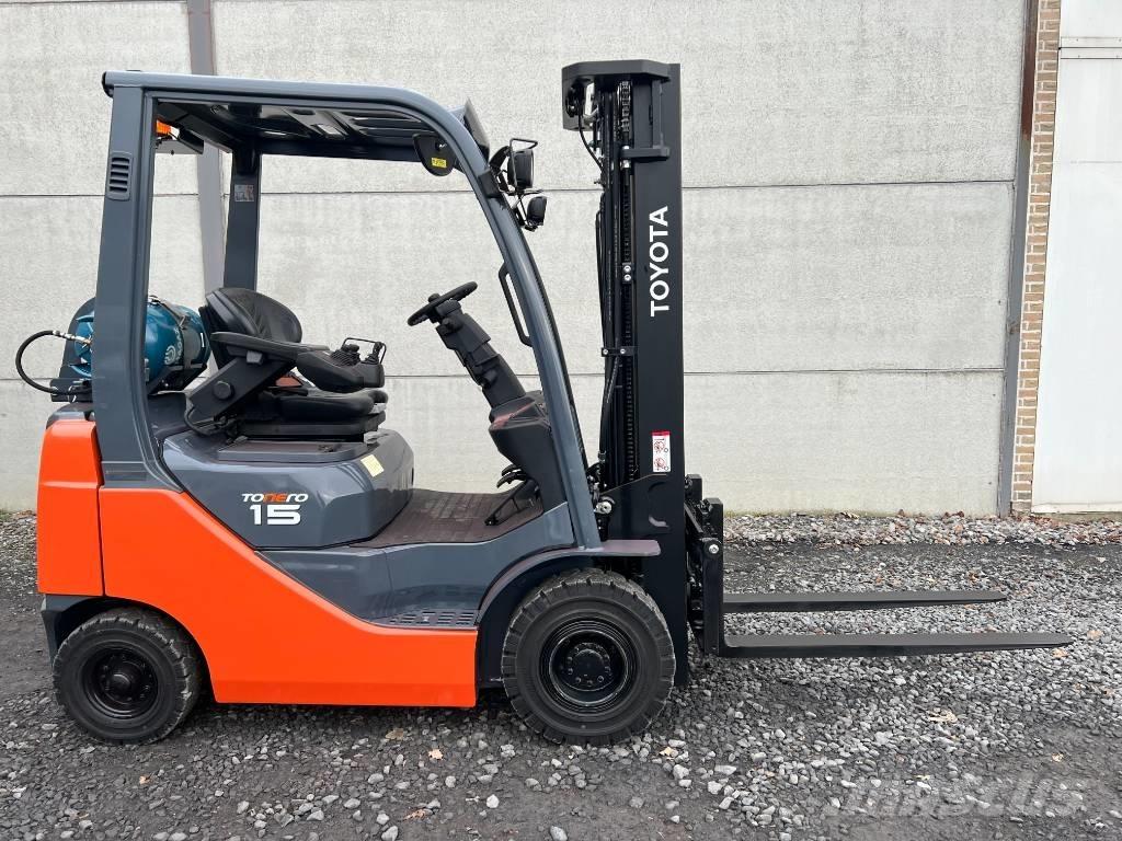 Toyota 02-8 FGF 15 LPG gaffeltrucks