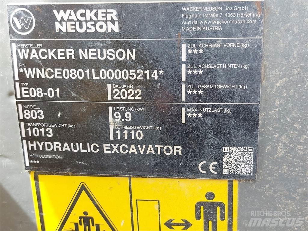 Wacker Neuson 803 Gravemaskiner på larvebånd
