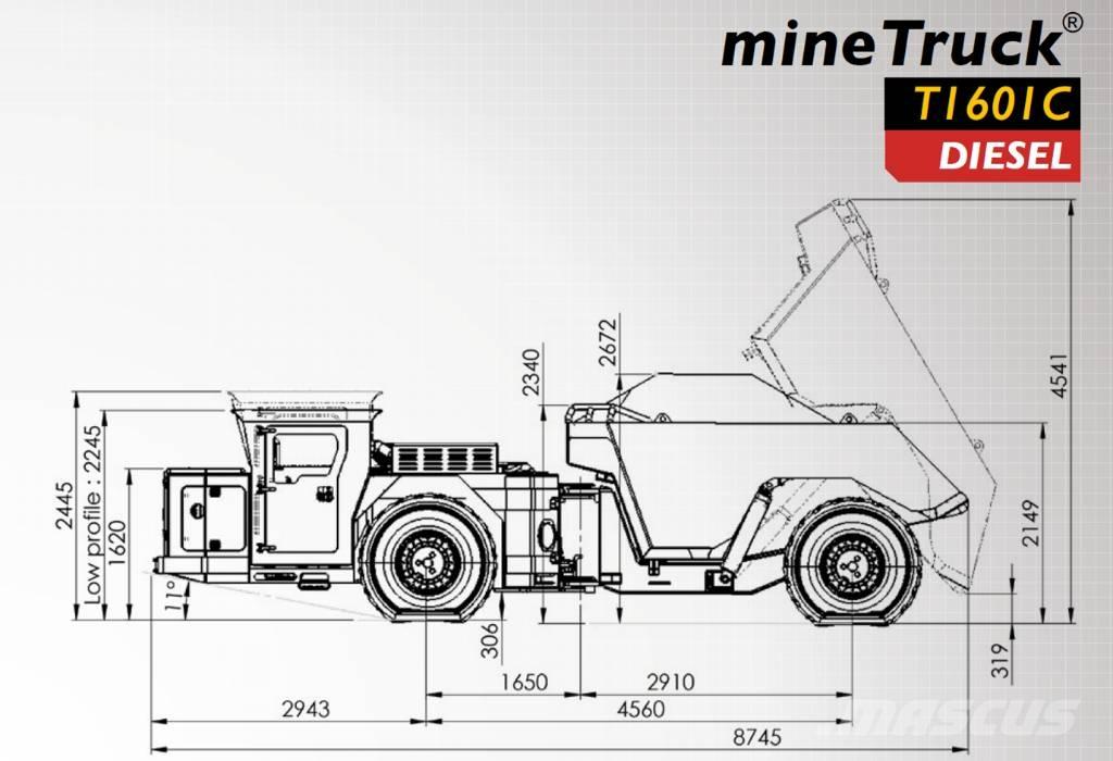  Aramine T1601C Undergrundslastvogne
