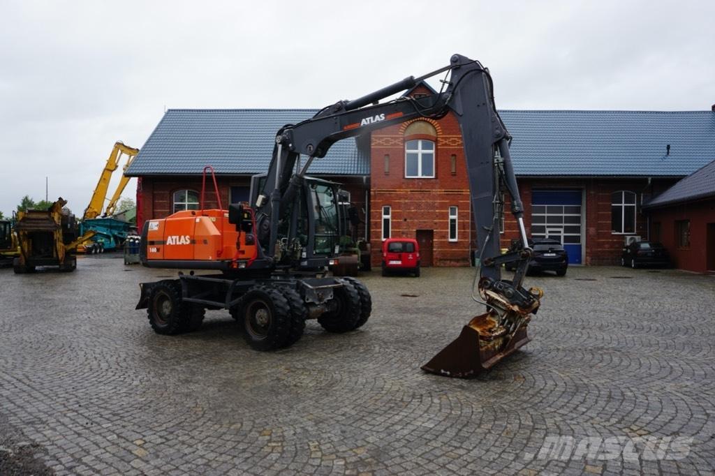 Atlas 160 W Gravemaskiner på hjul