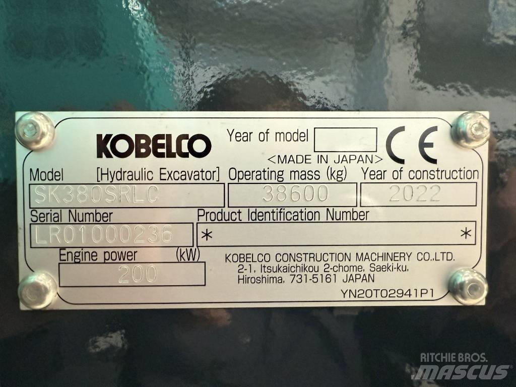 Kobelco SK380SRLC Gravemaskiner på larvebånd