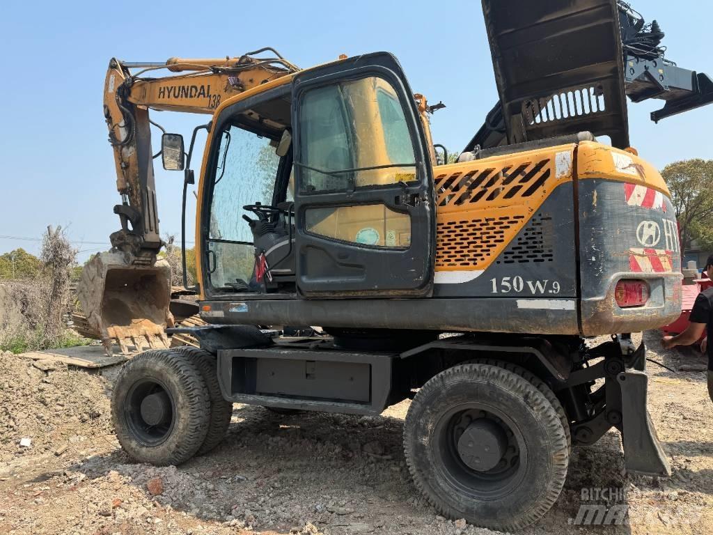 Hyundai R 150 W-9 Gravemaskiner på hjul