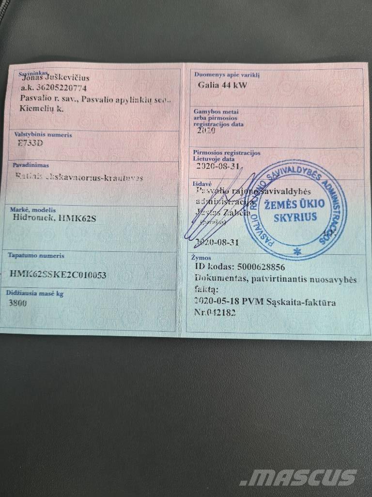 Hidromek HMK 62 SS Rendegravere