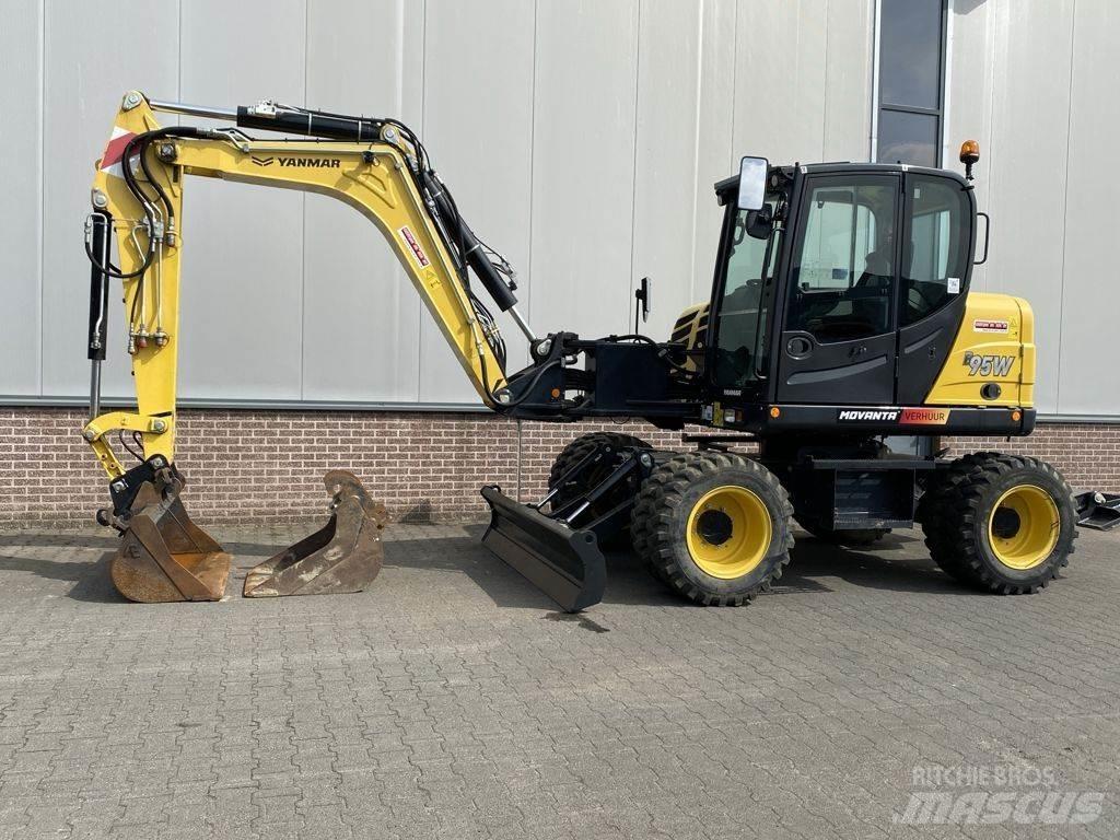 Yanmar B95W Gravemaskiner på hjul
