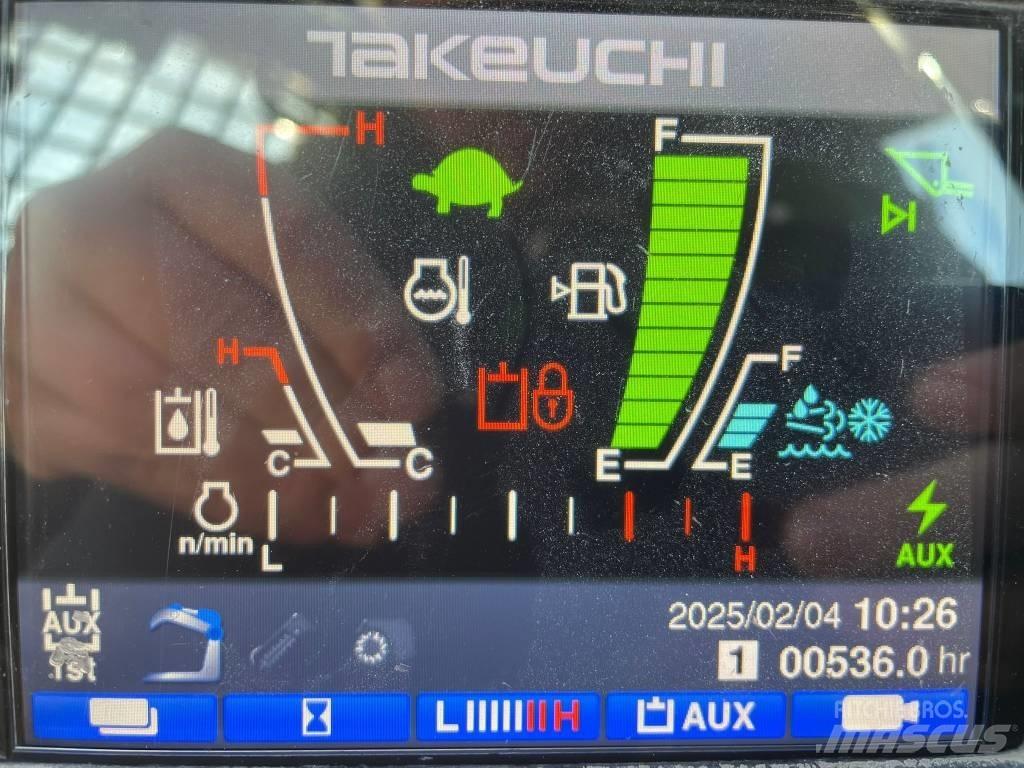 Takeuchi TL12 Minilæsser - skridstyret