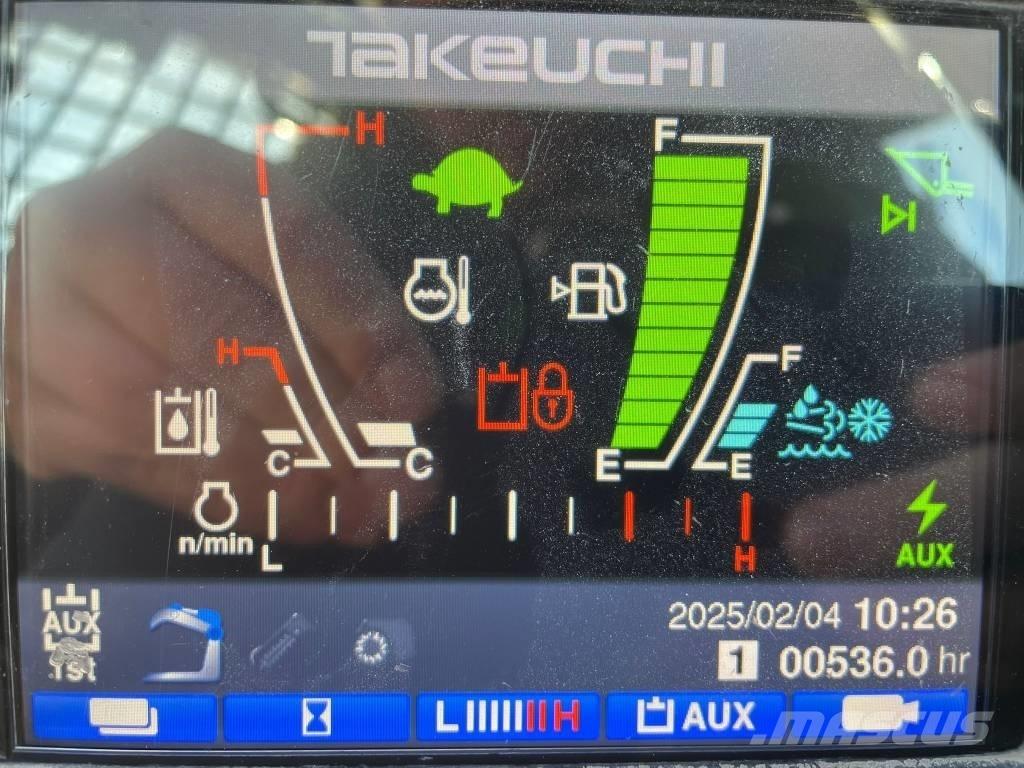 Takeuchi TL12 V2 Minilæsser - skridstyret