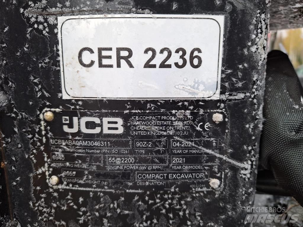 JCB 90 Z-2 Midi-gravemaskiner 7t - 12t
