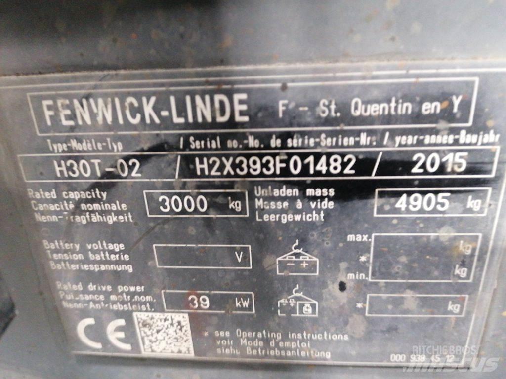 Linde H30T-02 LPG gaffeltrucks