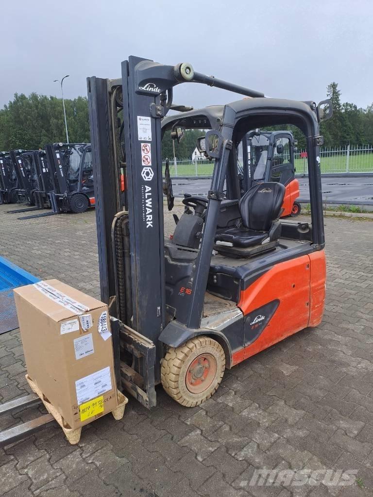 Linde E 16 El gaffeltrucks