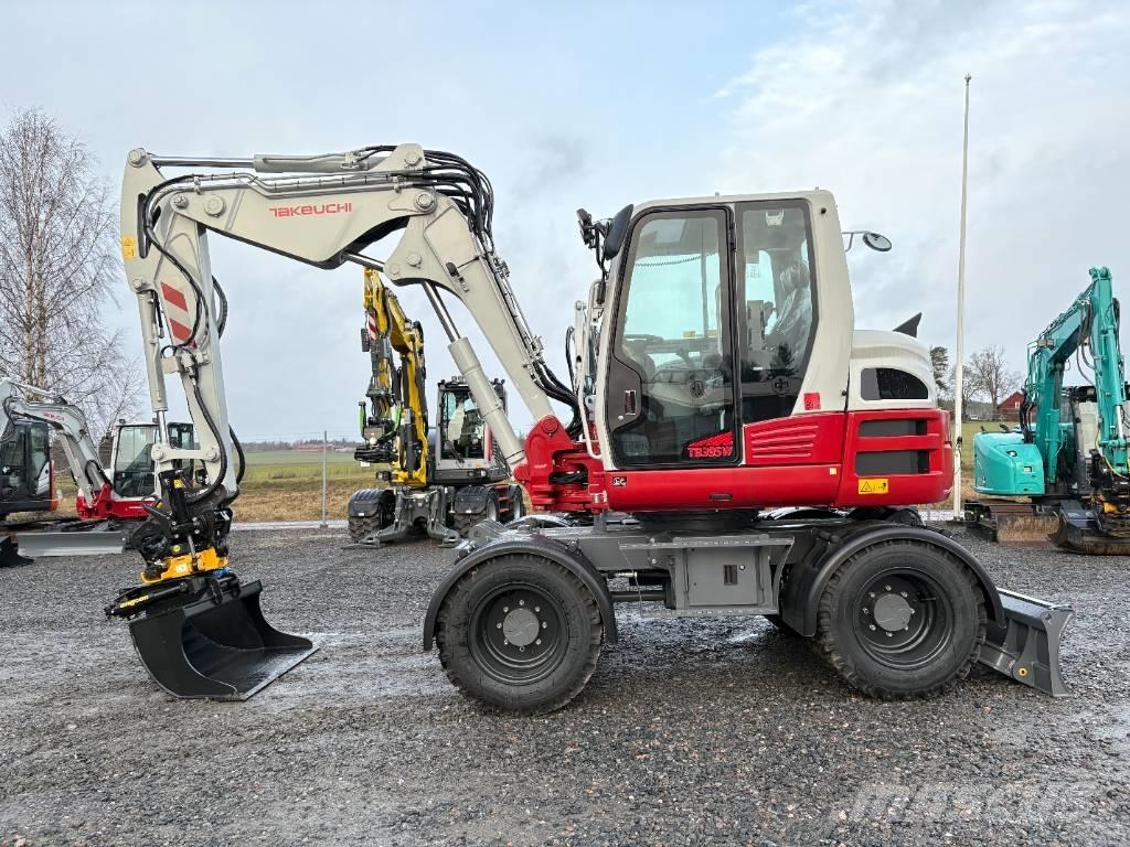 Takeuchi TB395W Gravemaskiner på hjul