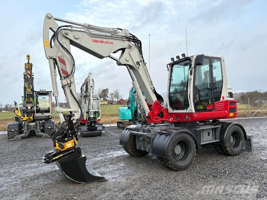 Takeuchi TB395W Gravemaskiner på hjul