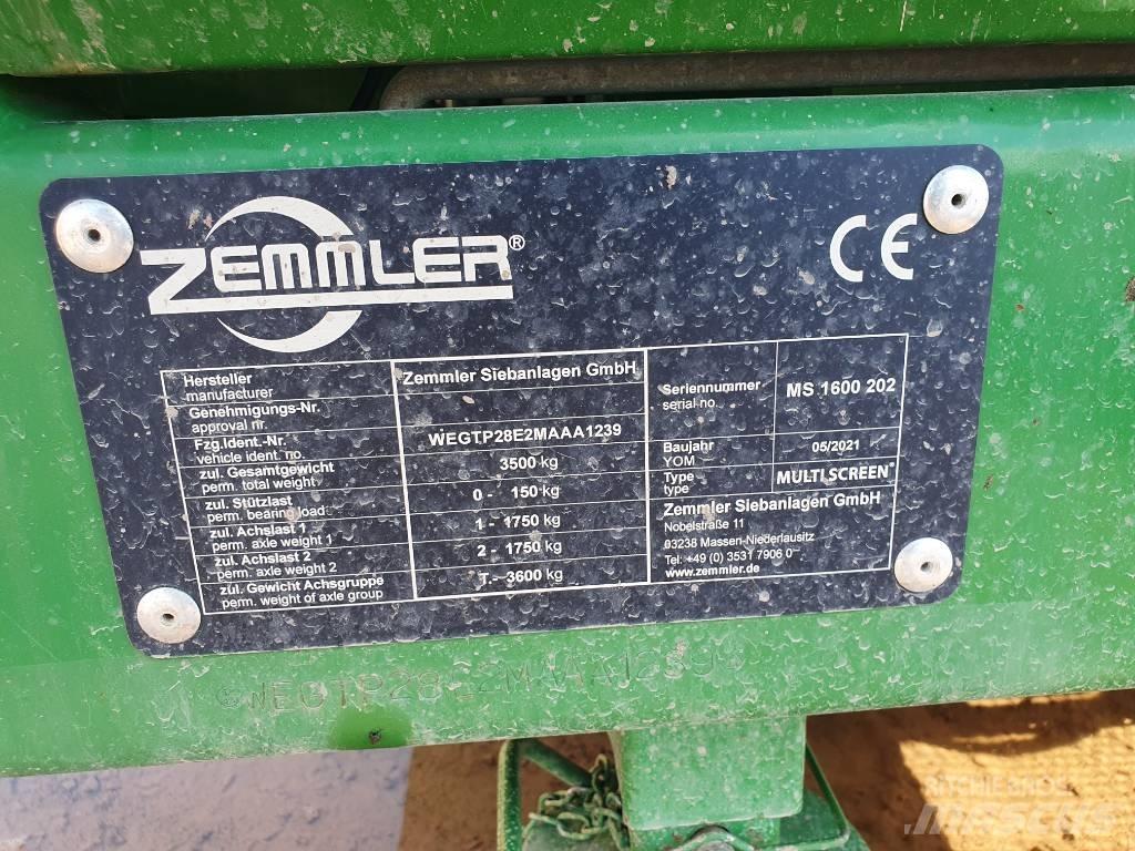 Zemmler MS 1600 Mobile sorterværker