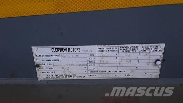 Meiller MHPS Semi-trailer med tip