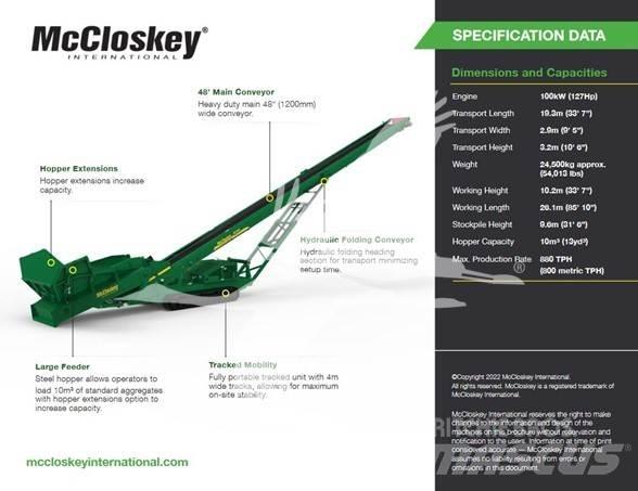 McCloskey RF80 Rullebånd