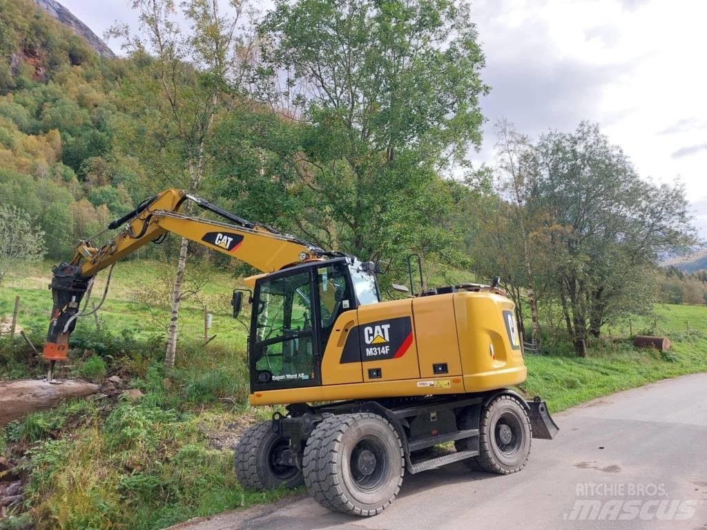 CAT M 314 F Gravemaskiner på hjul