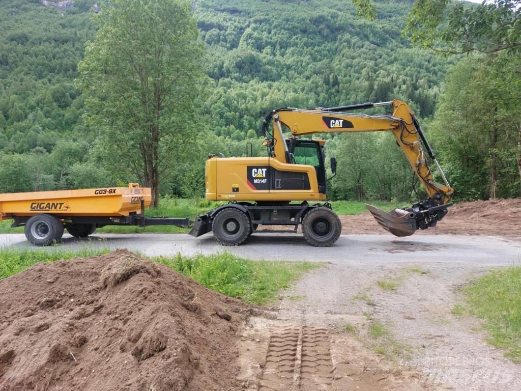 CAT M 314 F Gravemaskiner på hjul