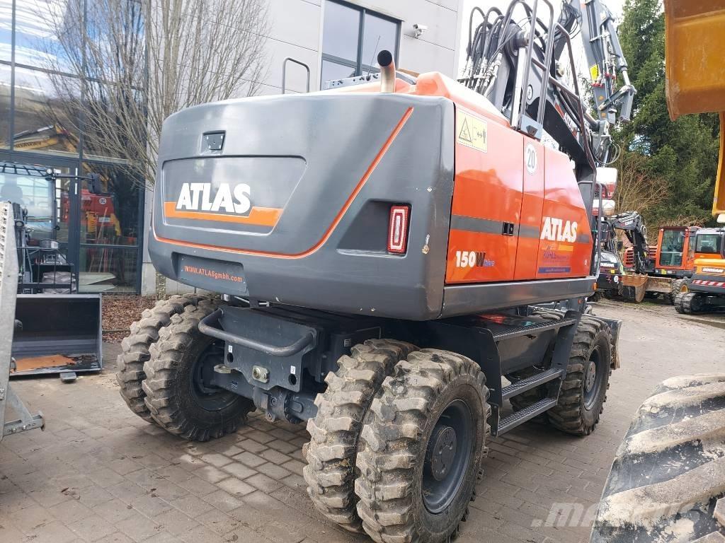 Atlas 150 W Gravemaskiner på hjul