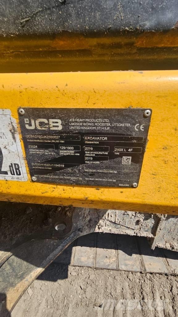 JCB 210 Gravemaskiner på larvebånd