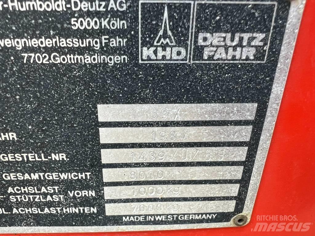 Deutz Fahr F 570 Selvlæssende vogne