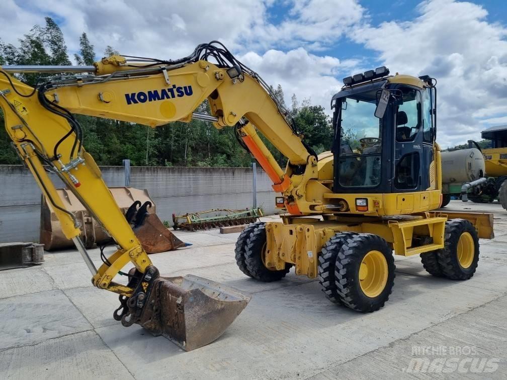 Komatsu PW 118 MR-8 Gravemaskiner på hjul