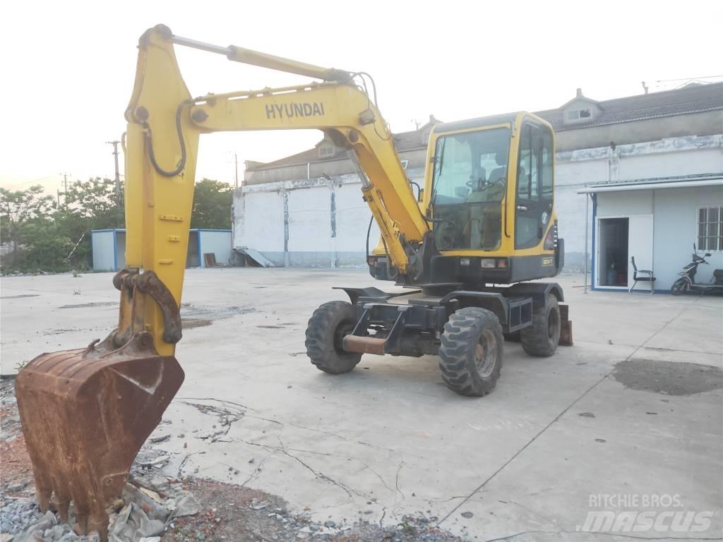 Hyundai R60W-7 Gravemaskiner på hjul