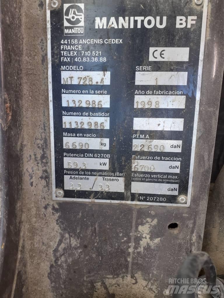 Manitou MT 728-4 Teleskoplæssere