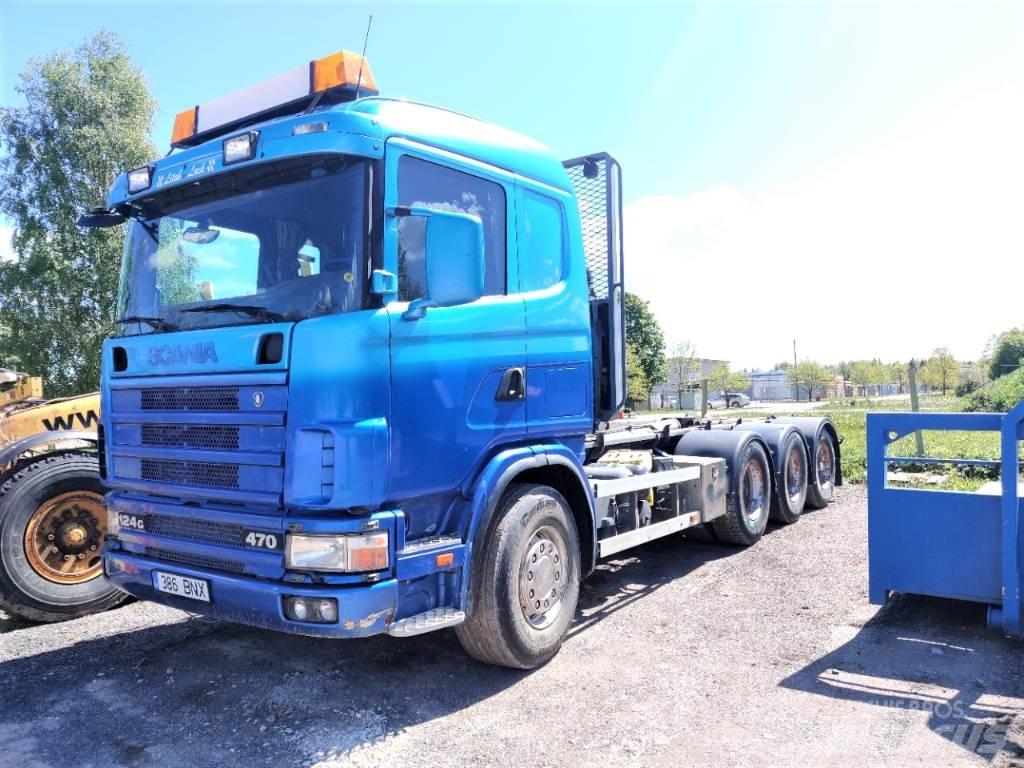 Scania R 124 GB6X4NA Lastbiler med tip