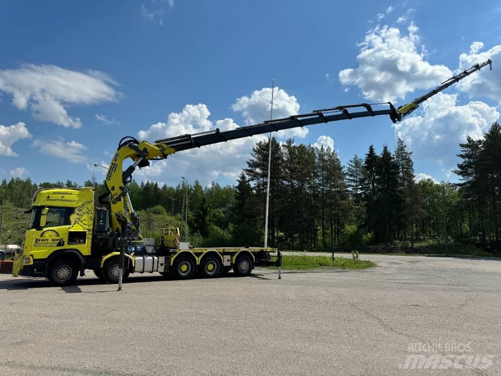 Scania R 650 10x4 Lastbil med kran