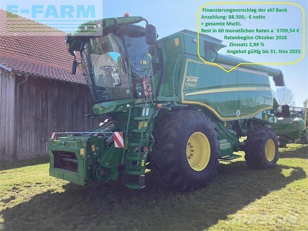 John Deere t560 hm Mejetærskere