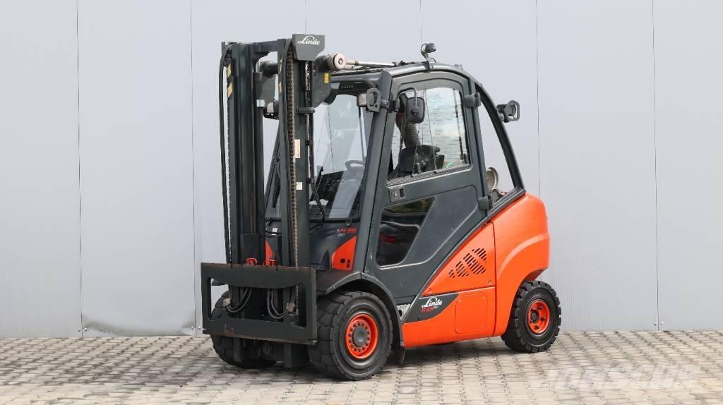 Linde H 35 T LPG gaffeltrucks