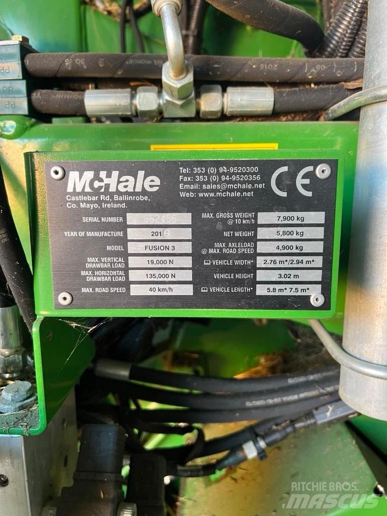 McHale Fusion 3 Plus Rundballe-pressere