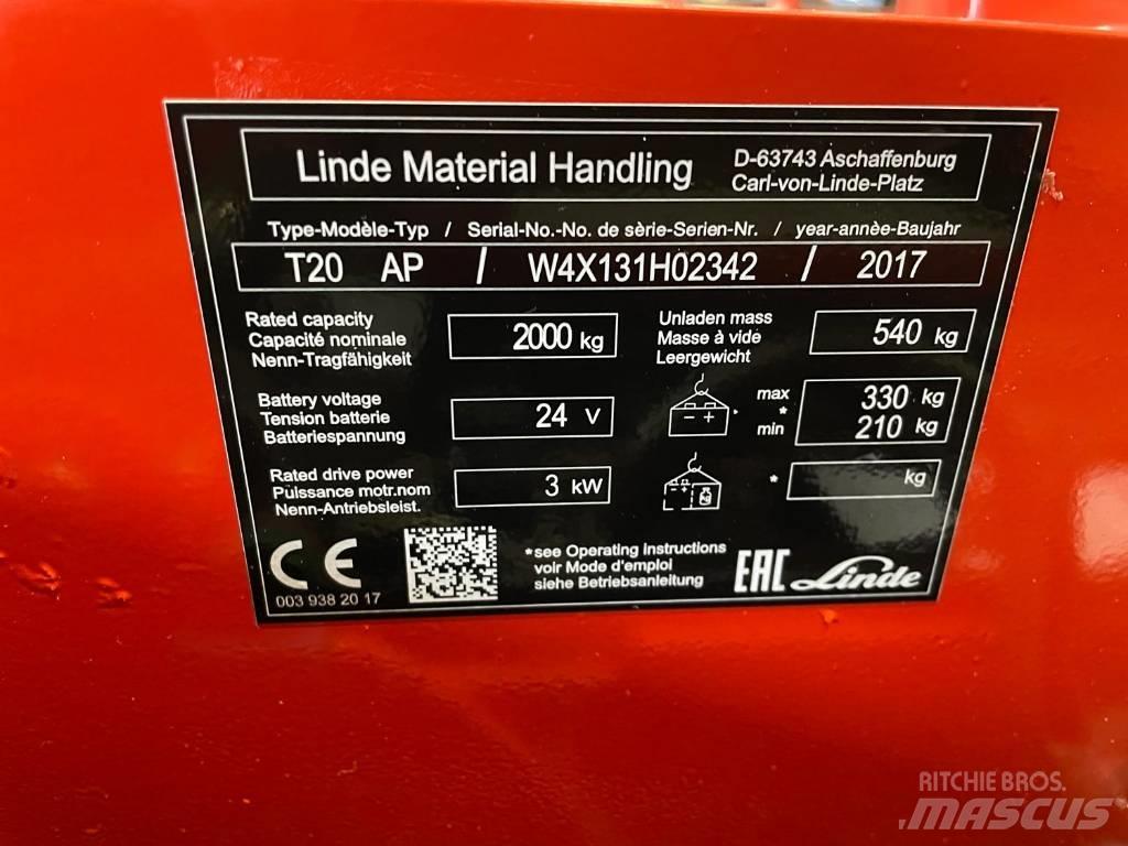 Linde T 20 El-palleløftere