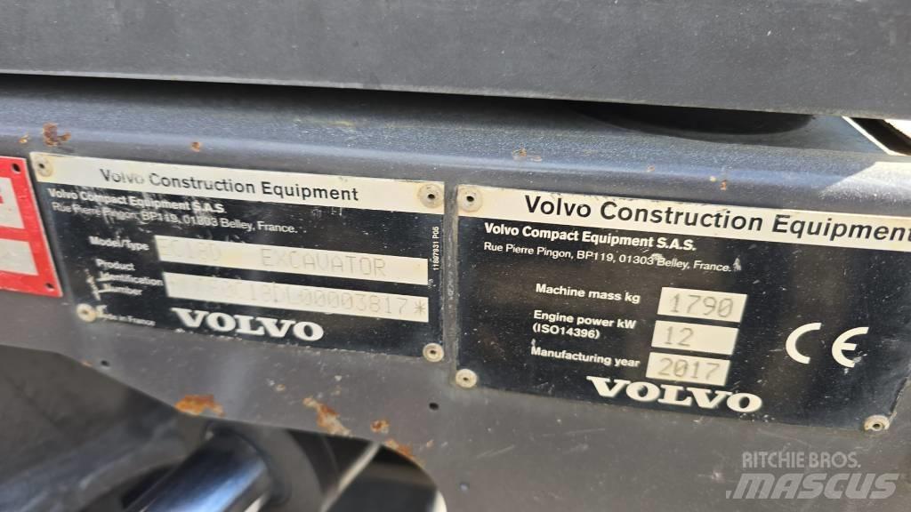 Volvo EC 18 Minigravemaskiner