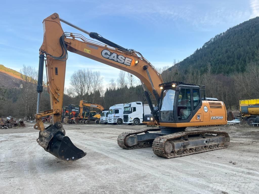 CASE CX 250 D Gravemaskiner på larvebånd