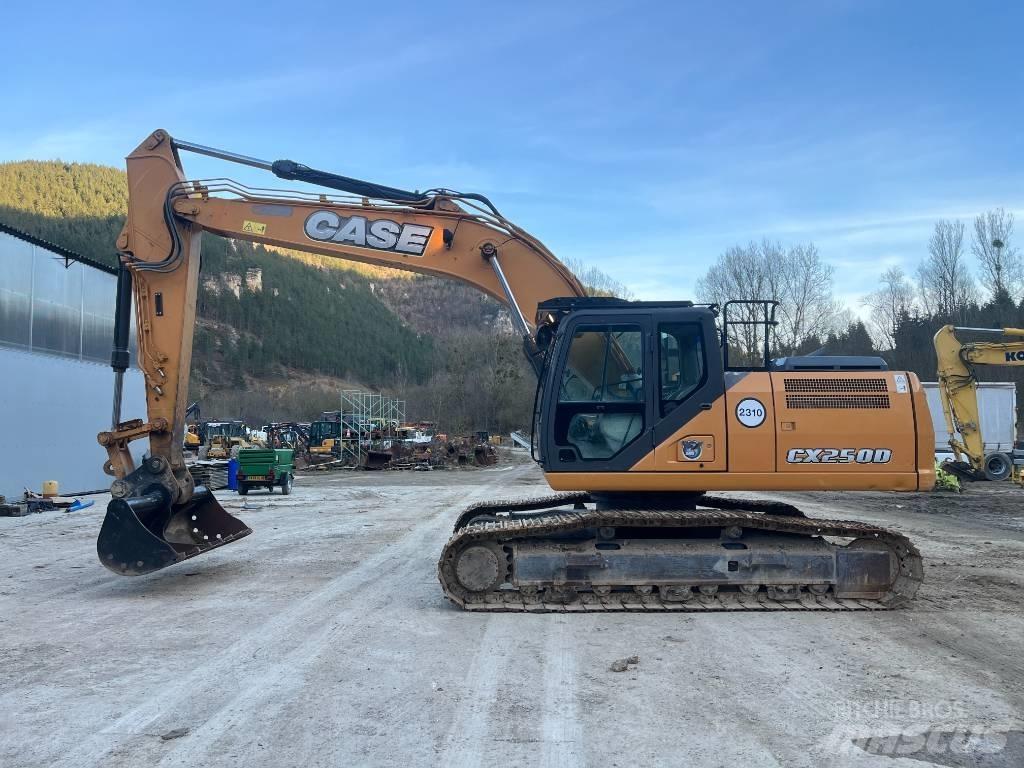 CASE CX 250 D Gravemaskiner på larvebånd