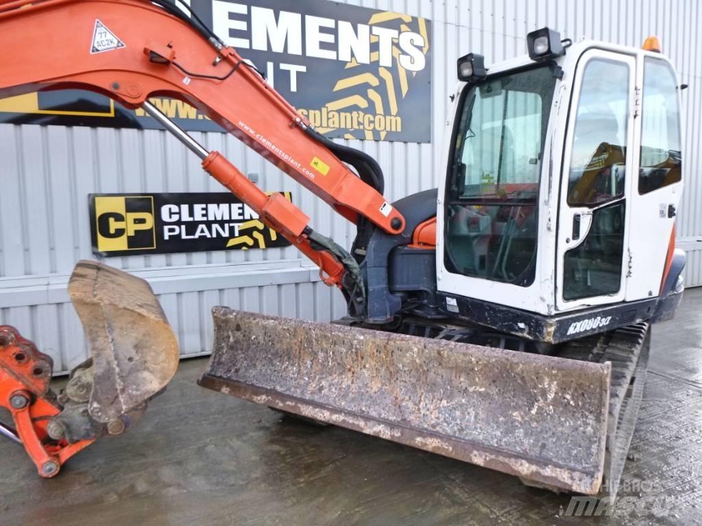 Kubota KX 080-3 A Midi-gravemaskiner 7t - 12t