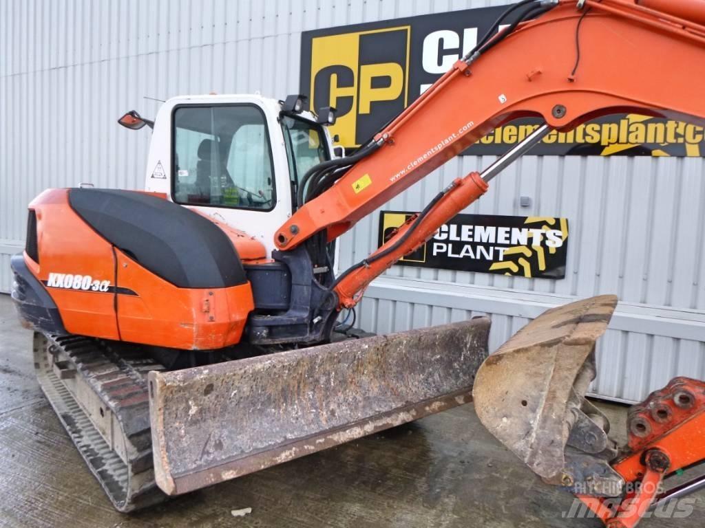 Kubota KX 080-3 A Midi-gravemaskiner 7t - 12t