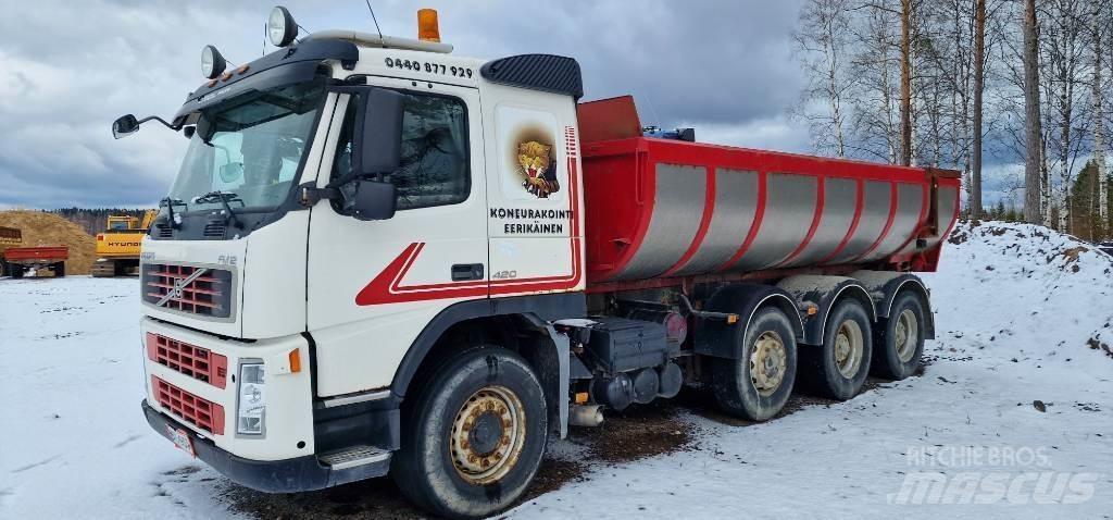 Volvo FM12 420 Lastbiler med tip