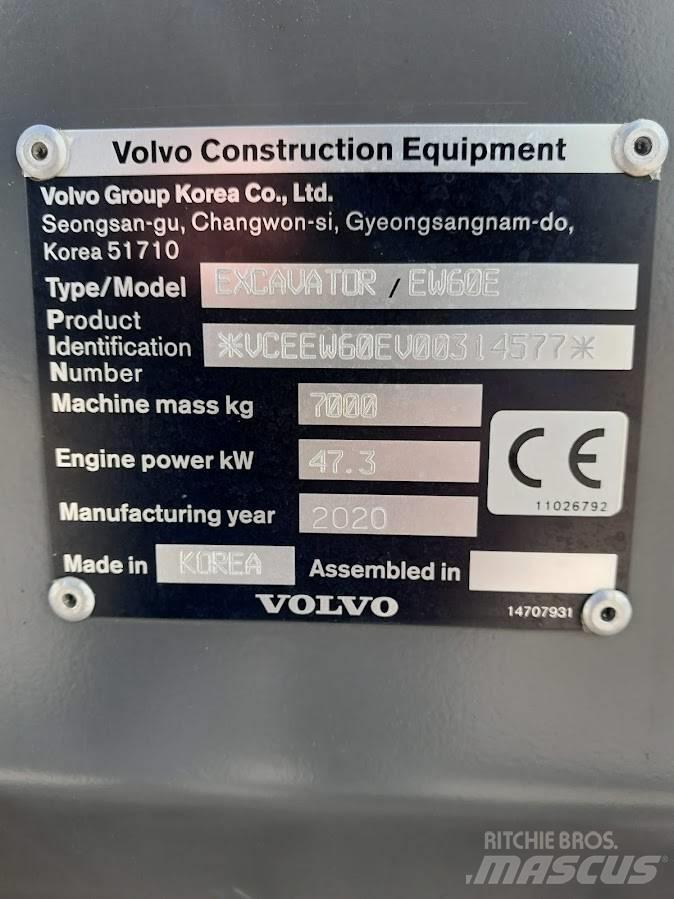 Volvo EW 60 E Gravemaskiner på hjul