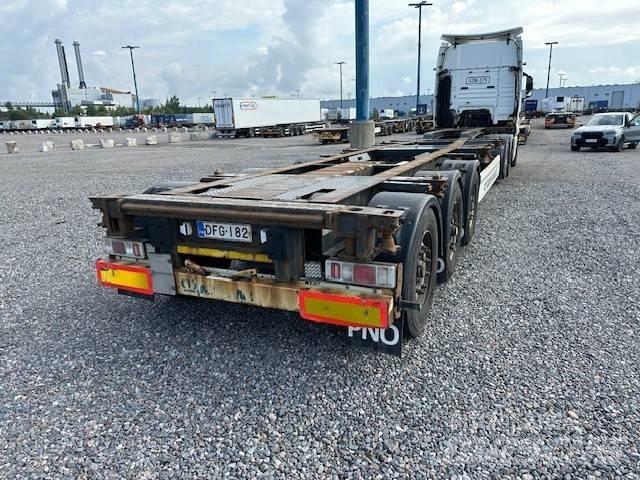 Krone SD DFG-182 Semi-trailer med containerramme