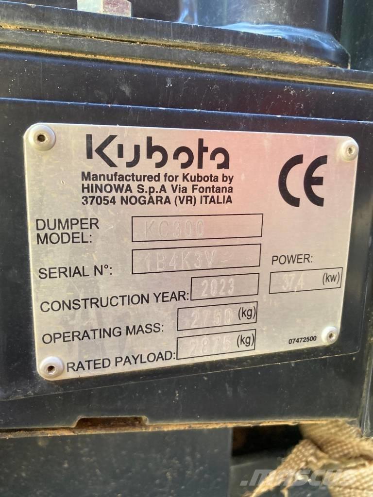 Kubota KC 300 HR-5 Bælte-tipvogn