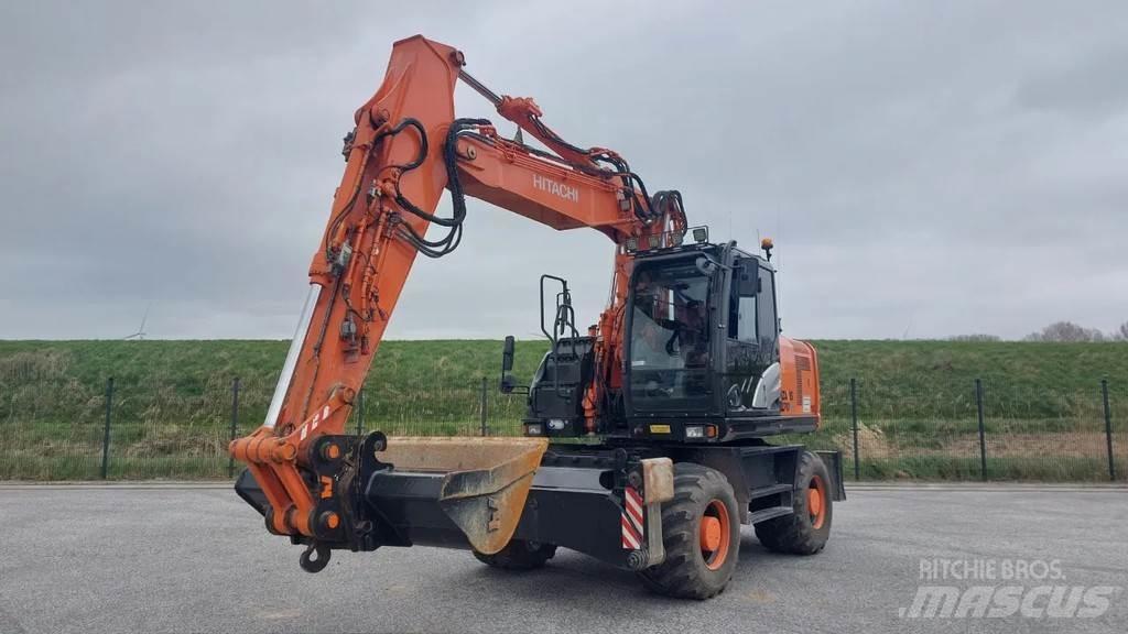 Hitachi ZX 170W-5B Gravemaskiner på hjul