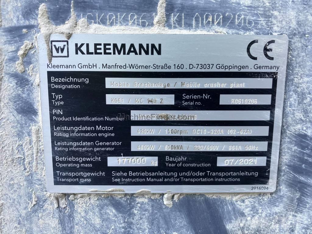 Kleemann MC 140 Mobile knusere