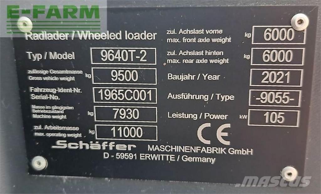 Schäffer 9640 t-2 Teleskoplæssere til landbrug