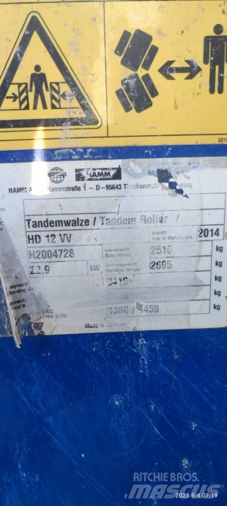 Hamm HD 12 VV Tvilling tromle