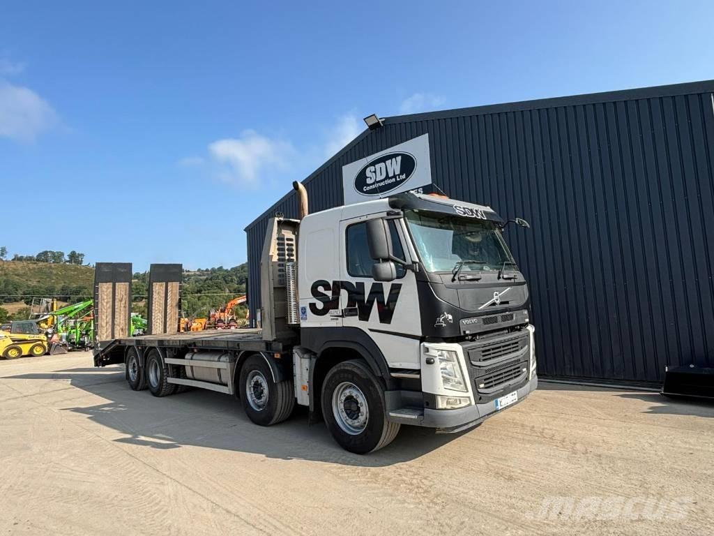 Volvo FM 420 Flatbed lastbiler med spil