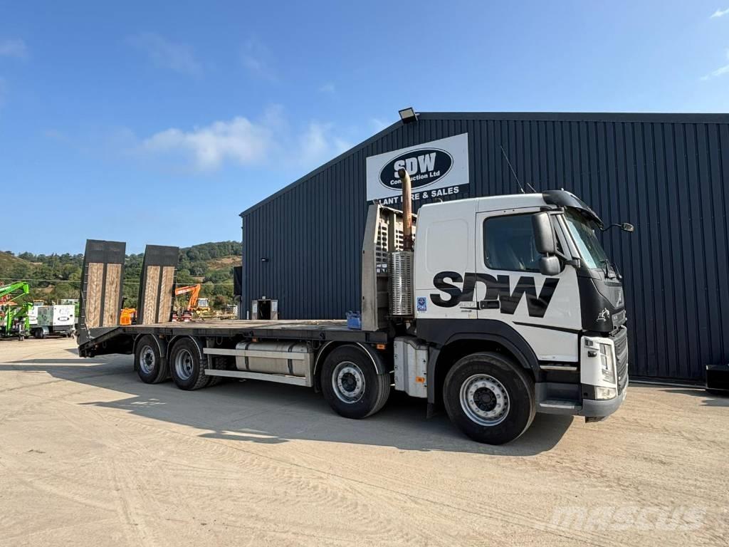 Volvo FM 420 Flatbed lastbiler med spil