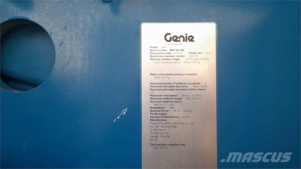 Genie S65 Teleskoplifte
