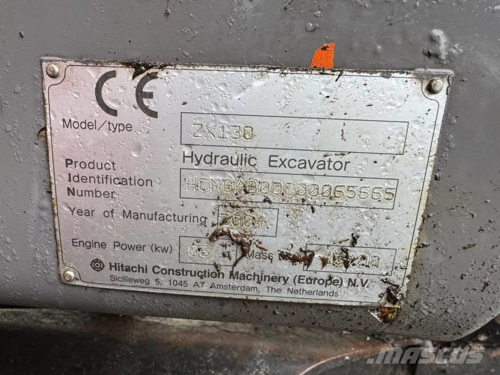 Hitachi ZX 130LCN Gravemaskiner på larvebånd