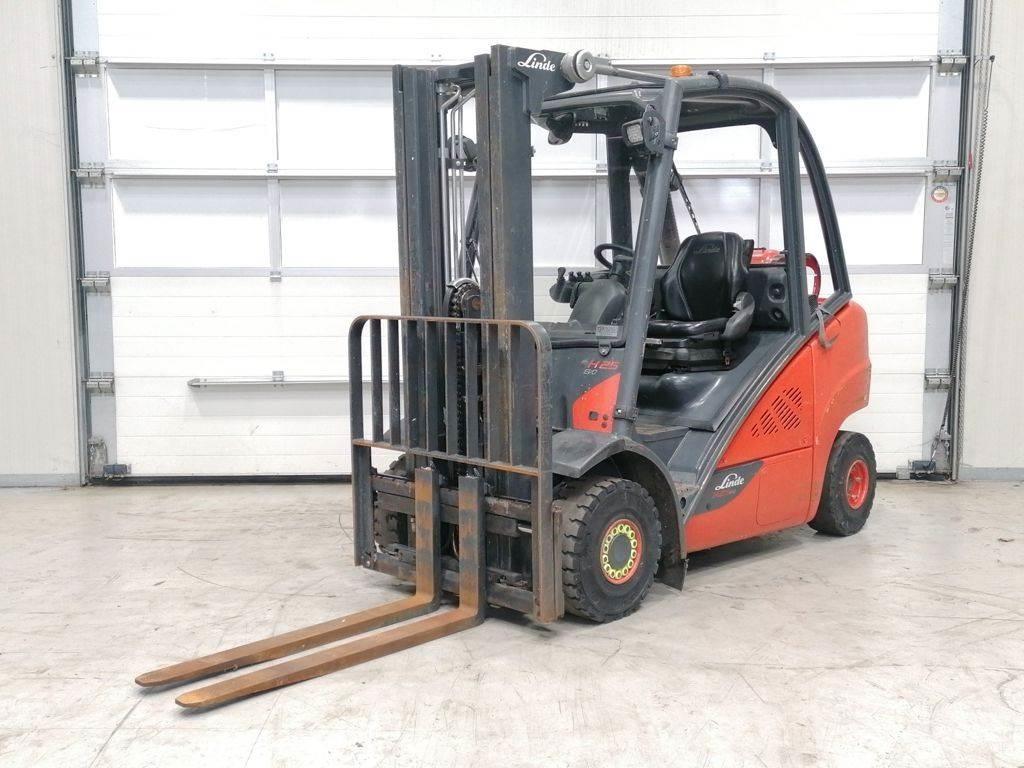 Linde H25T-02 El gaffeltrucks